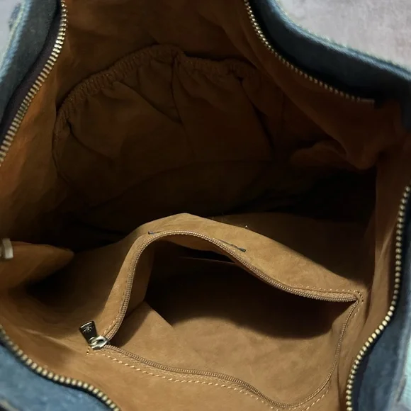 Patricia Nash- Hartley Denim Hobo Shoulder Bag - Picture 5 of 10